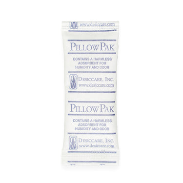 Desiccare Pillow Pak: Silica Gel, 3 Gram