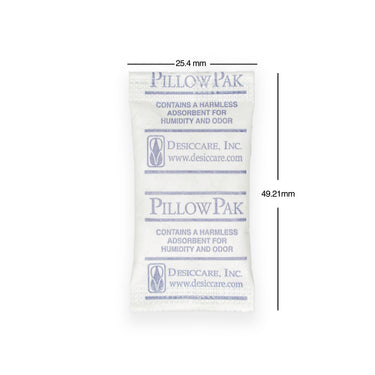 Desiccare Pillow Pak: Silica Gel, 2 Gram